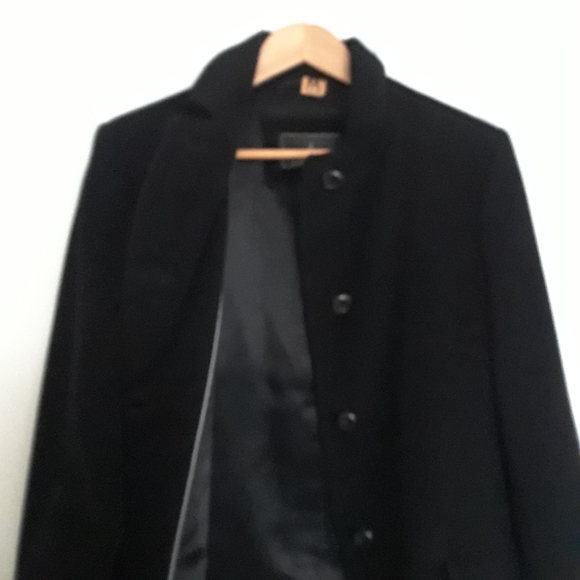 London Fog. Long Wool Coat. Black. 6P - Picture 9 of 16